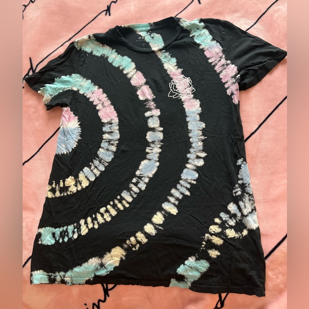 tie dye obey shirt